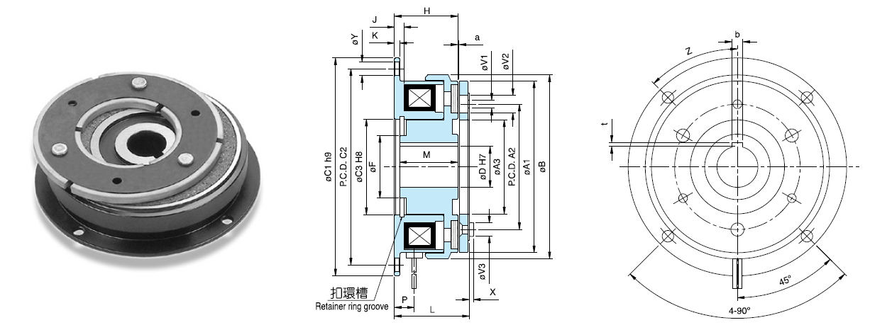 電磁離合器主要的參數