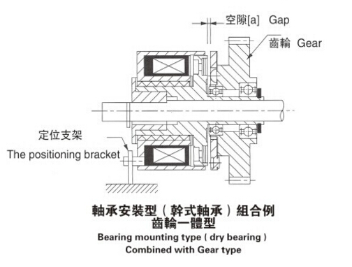 微型電磁制動器安裝圖